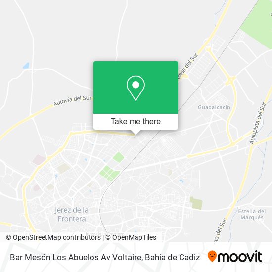 Bar Mesón Los Abuelos Av Voltaire map