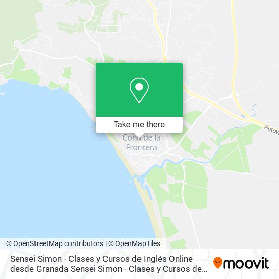 mapa Sensei Simon - Clases y Cursos de Inglés Online desde Granada Sensei Simon - Clases y Cursos de Ing