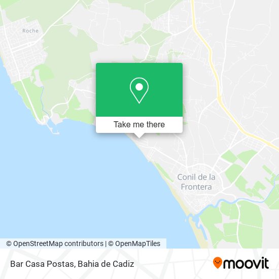 Bar Casa Postas map