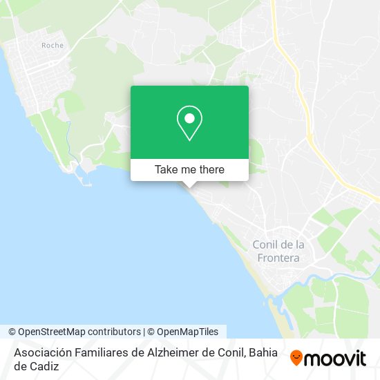 Asociación Familiares de Alzheimer de Conil map
