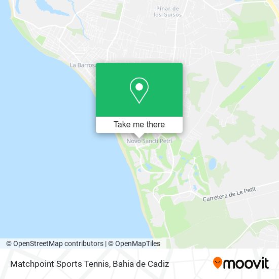 mapa Matchpoint Sports Tennis