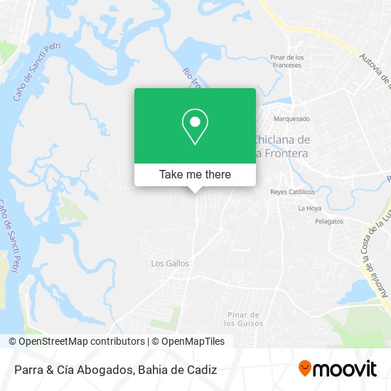 Parra & Cía Abogados map