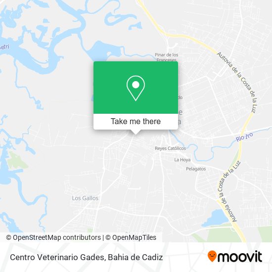 mapa Centro Veterinario Gades