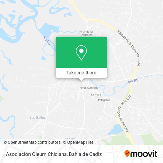 Asociación Oleum Chiclana map