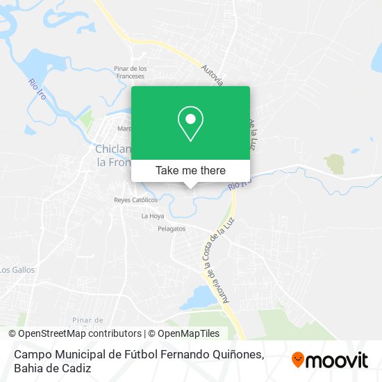 Campo Municipal de Fútbol Fernando Quiñones map