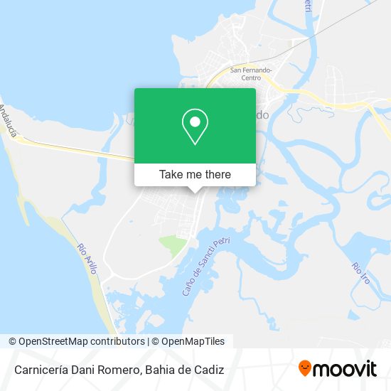 Carnicería Dani Romero map
