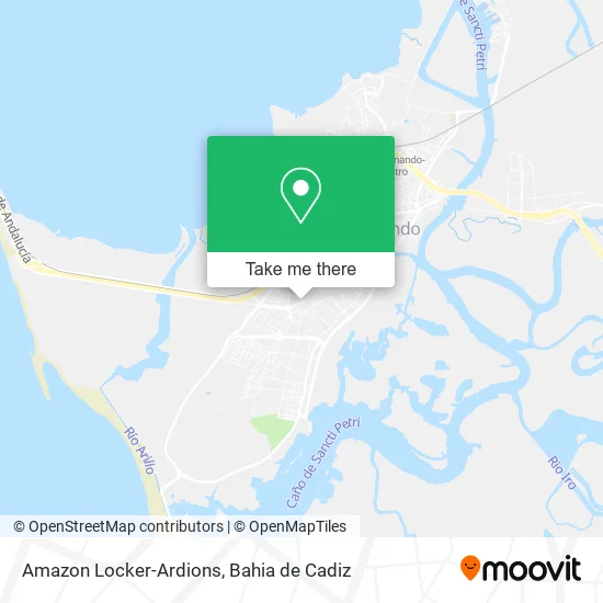 Amazon Locker-Ardions map