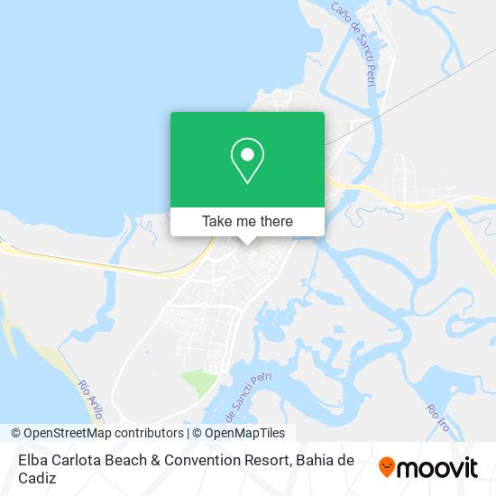 Elba Carlota Beach & Convention Resort map