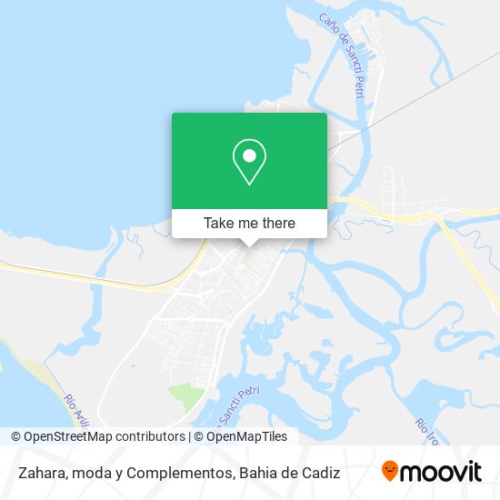 Zahara, moda y Complementos map