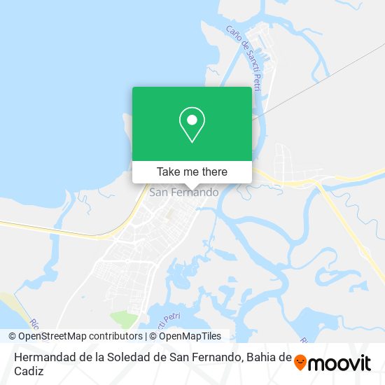 Hermandad de la Soledad de San Fernando map