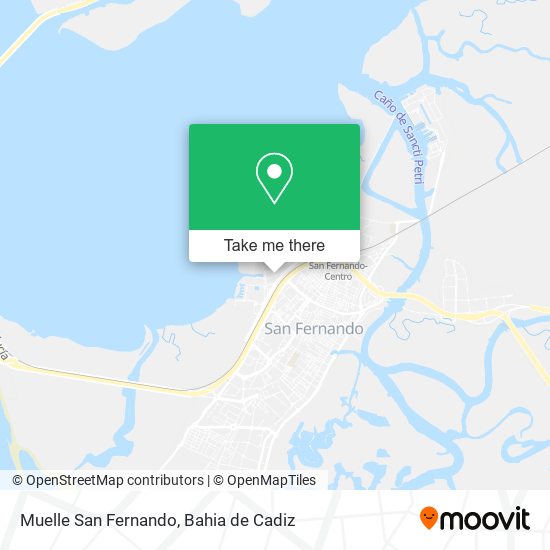 mapa Muelle San Fernando