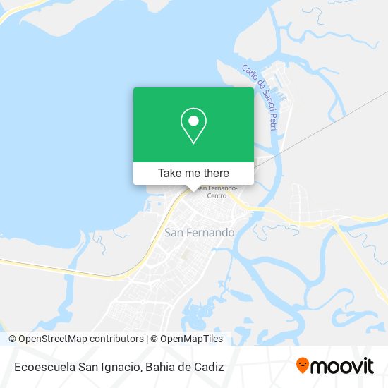 mapa Ecoescuela San Ignacio