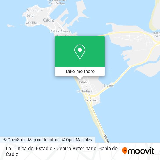 mapa La Clínica del Estadio - Centro Veterinario