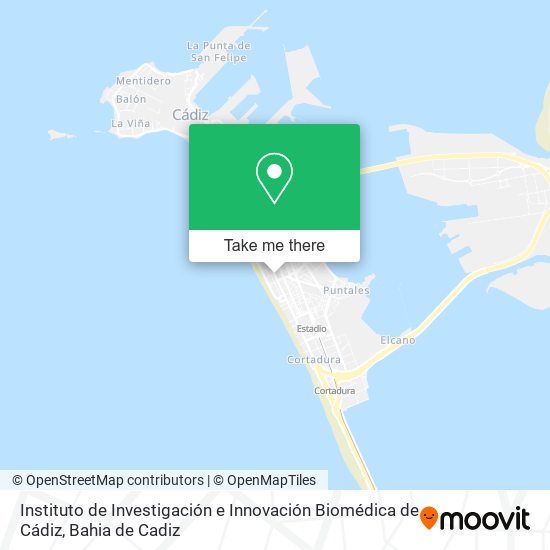 Instituto de Investigación e Innovación Biomédica de Cádiz map