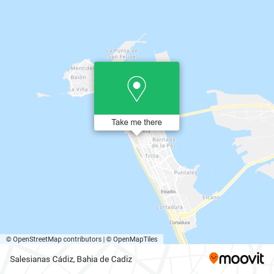 mapa Salesianas Cádiz
