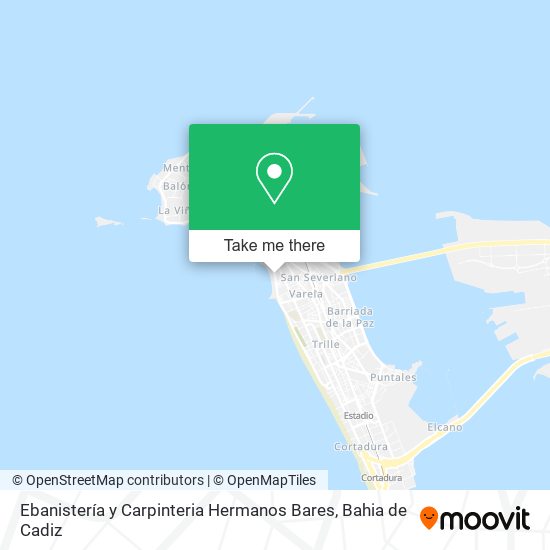 Ebanistería y Carpinteria Hermanos Bares map
