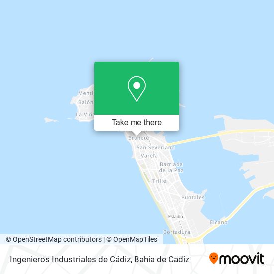 Ingenieros Industriales de Cádiz map