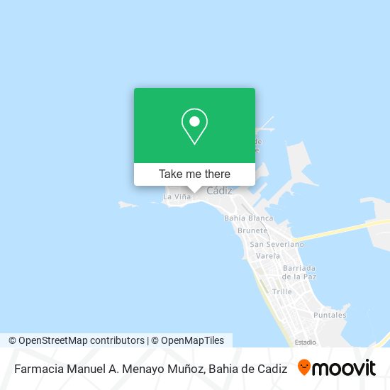 mapa Farmacia Manuel A. Menayo Muñoz