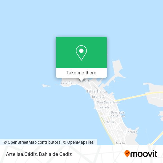 Artelisa.Cádiz map