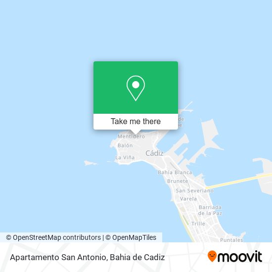 Apartamento San Antonio map