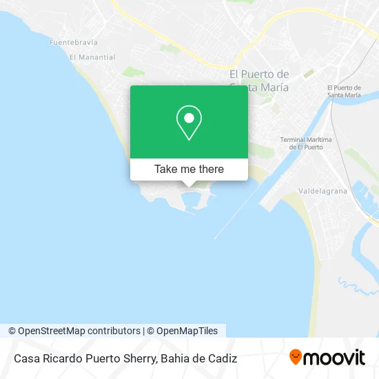 Casa Ricardo Puerto Sherry map