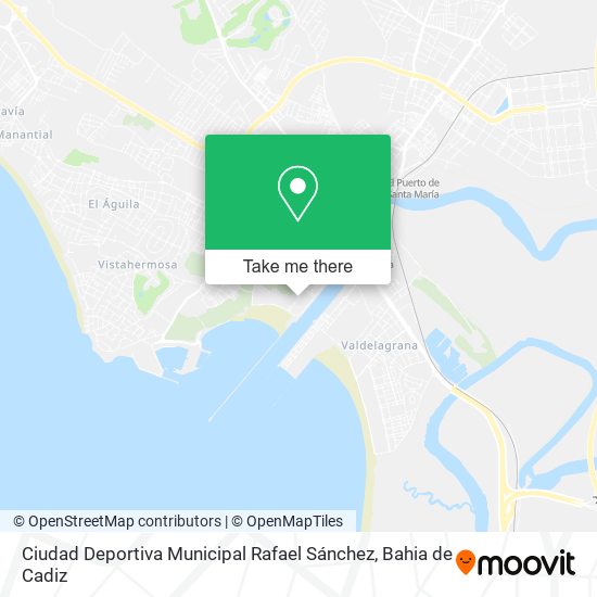 Ciudad Deportiva Municipal Rafael Sánchez map