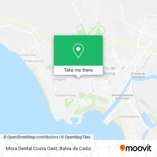 Mora Dental Costa Oest map