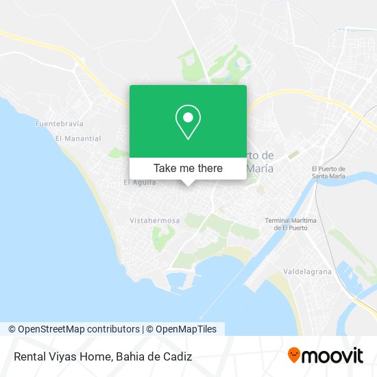 Rental Viyas Home map