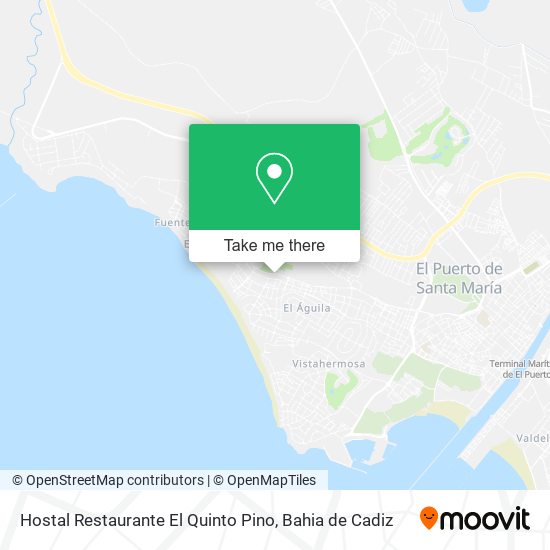 Hostal Restaurante El Quinto Pino map