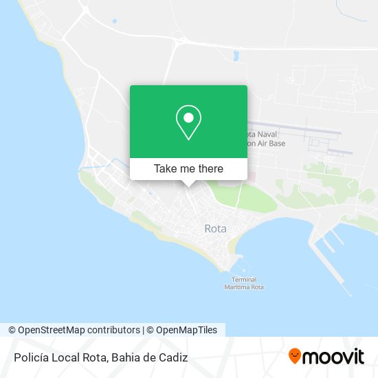 Policía Local Rota map