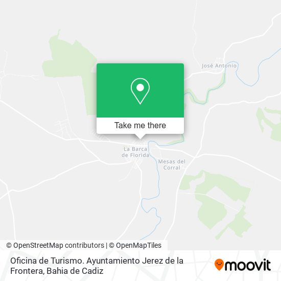 Oficina de Turismo. Ayuntamiento Jerez de la Frontera map