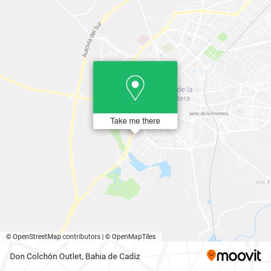 Don Colchón Outlet map