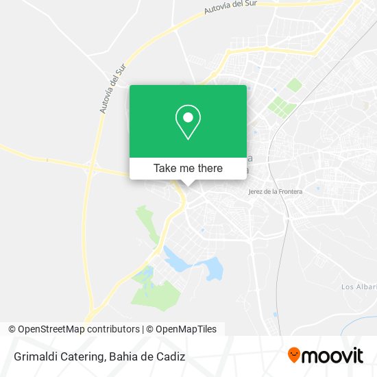 Grimaldi Catering map