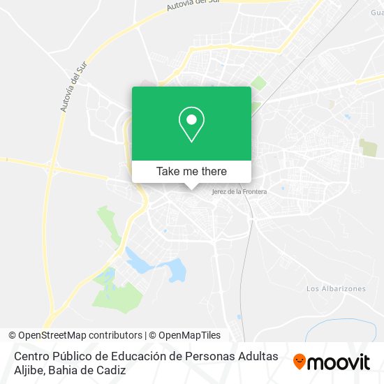 Centro Público de Educación de Personas Adultas Aljibe map