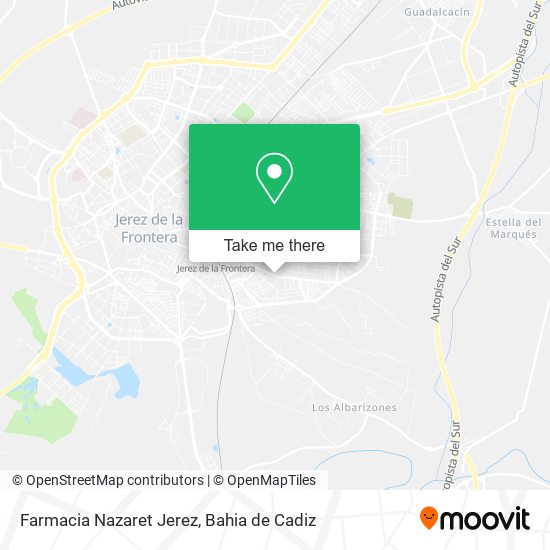 Farmacia Nazaret Jerez map