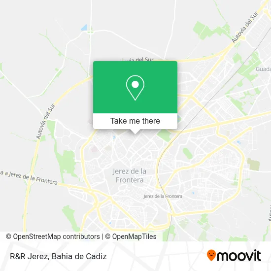 R&R Jerez map