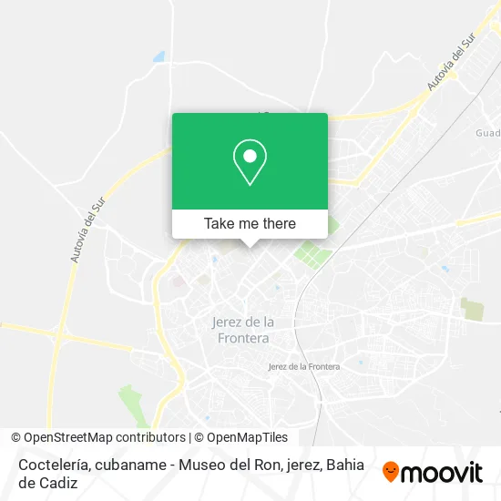 Coctelería, cubaname - Museo del Ron, jerez map
