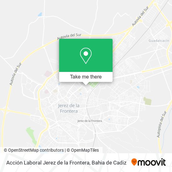 Acción Laboral Jerez de la Frontera map