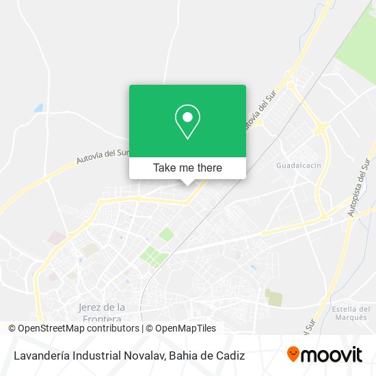 Lavandería Industrial Novalav map