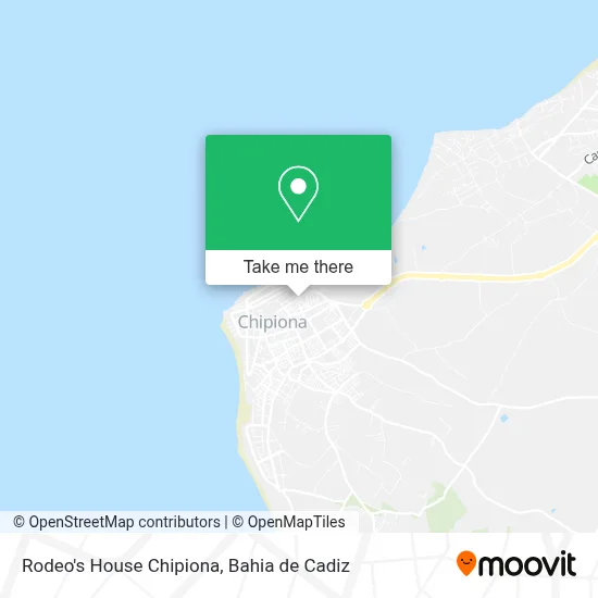 Rodeo's House Chipiona map