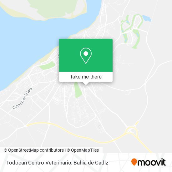 Todocan Centro Veterinario map