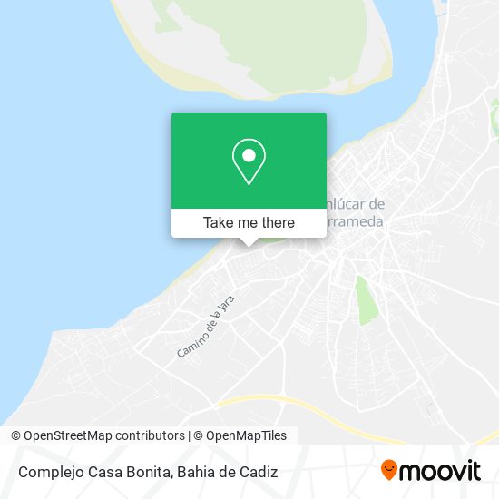 Complejo Casa Bonita map
