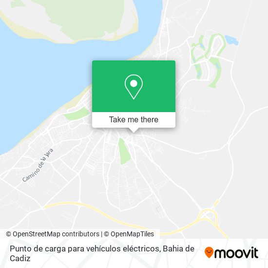 mapa Punto de carga para vehículos eléctricos