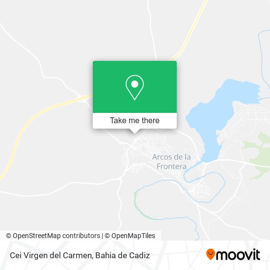 Cei Virgen del Carmen map