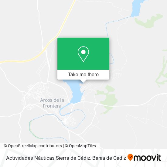 Actividades Náuticas Sierra de Cádiz map