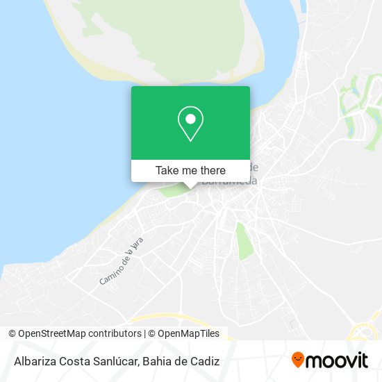 Albariza Costa Sanlúcar map