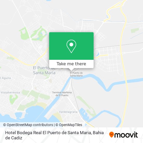 Hotel Bodega Real El Puerto de Santa Maria map