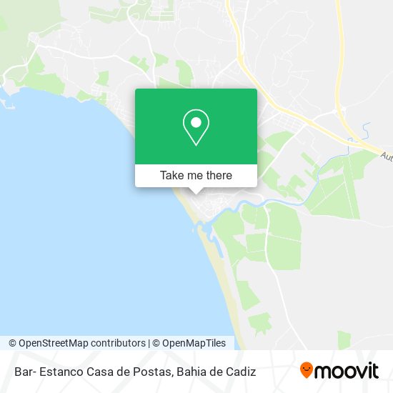 mapa Bar- Estanco Casa de Postas