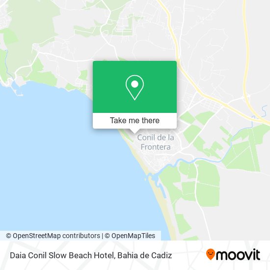 Daia Conil Slow Beach Hotel map