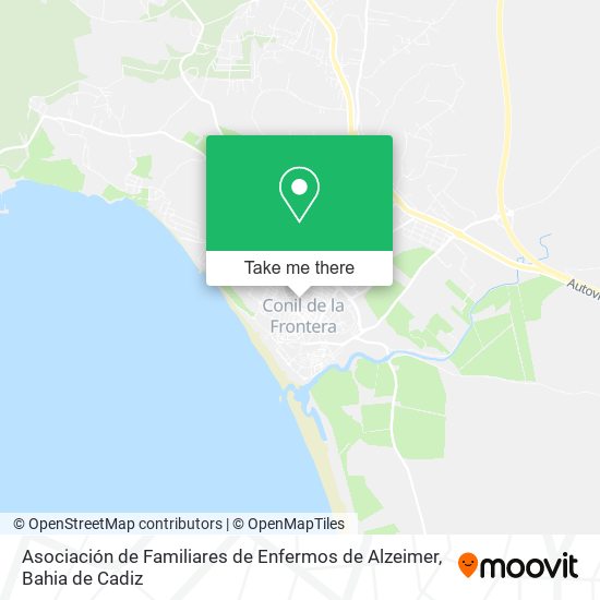 Asociación de Familiares de Enfermos de Alzeimer map
